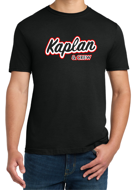 Black and Red T-shirt Kaplan & Crew Signature