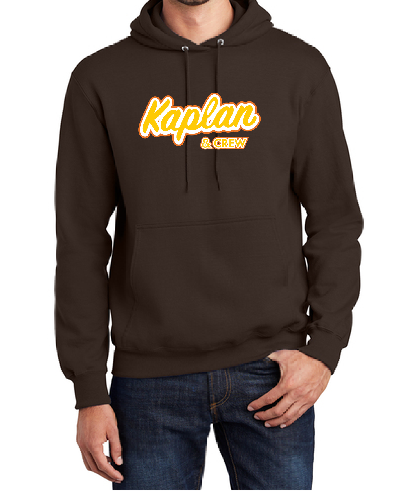 Brown Hoodie Kaplan & Crew Signature
