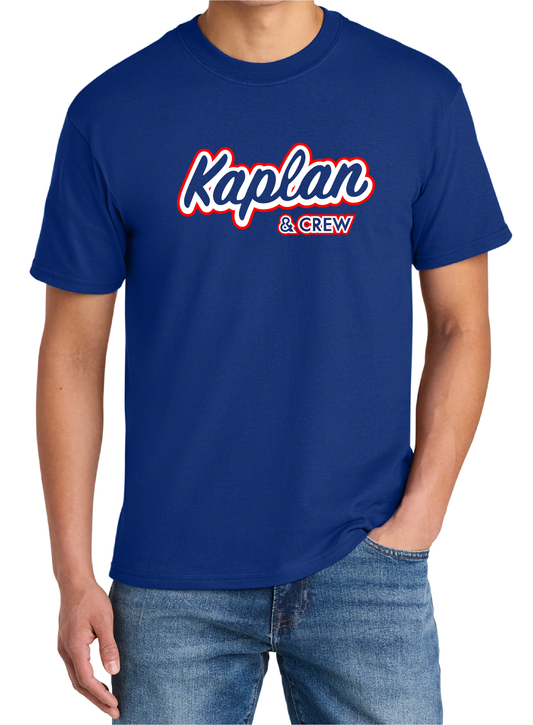 Royal Blue and Red T-shirt Kaplan & Crew Signature