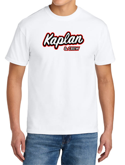 White T-shirt Kaplan & Crew Signature